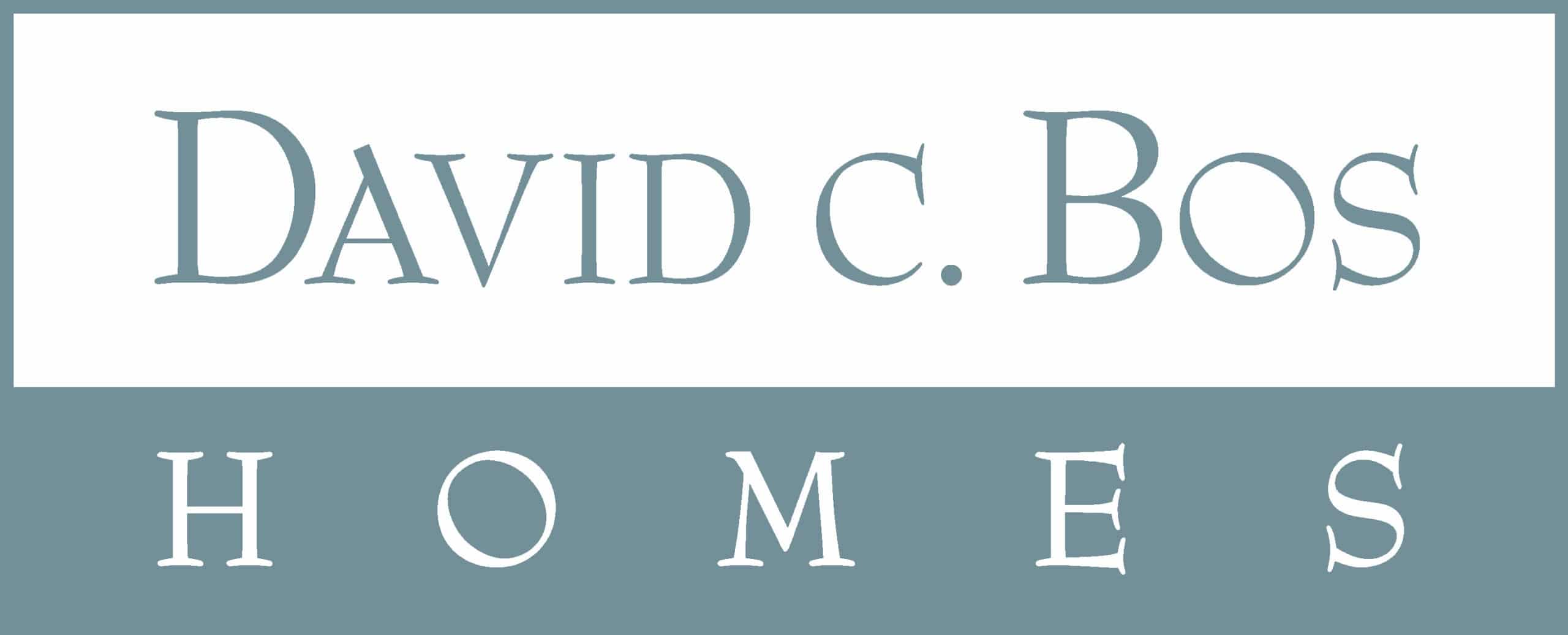 David C Bos Homes Logo