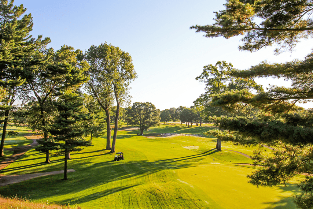 Golf course views from home sites